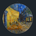 Vincent van Gogh - Cafe Terrace at Night Dartboard<br><div class="desc">Cafe Terrace on the Place du Forum at Night - Vincent van Gogh,  1888</div>