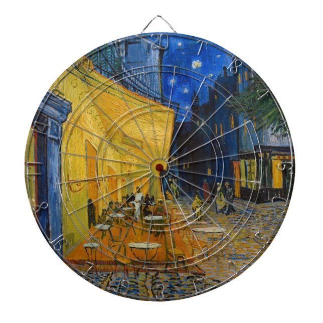 Vincent van Gogh - Cafe Terrace at Night Dartboard (Front)