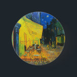 Vincent Van Gogh Cafe Terrace At Night Fine Art 6 Cm Round Badge<br><div class="desc">Vincent Van Gogh Cafe Terrace At Night Fine Art Button</div>