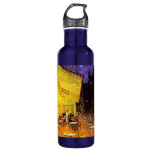 Vincent Van Gogh Cafe Terrace At Night Fine Art 710 Ml Water Bottle