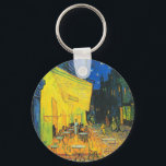 Vincent Van Gogh Cafe Terrace At Night Fine Art Key Ring<br><div class="desc">Vincent Van Gogh Cafe Terrace At Night Fine Art Keychain</div>