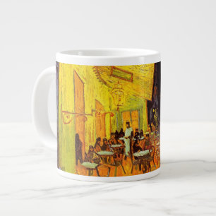 Vincent Van Gogh Cafe Terrace At Night Fine Art Large Coffee Mug