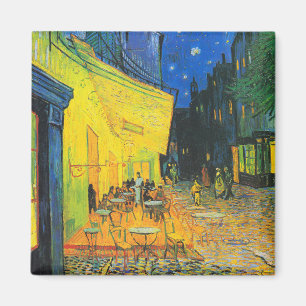 Vincent Van Gogh Cafe Terrace At Night Fine Art Magnet