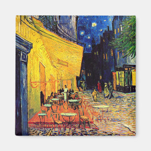 Vincent Van Gogh - Cafe Terrace At Night Fine Art Magnet