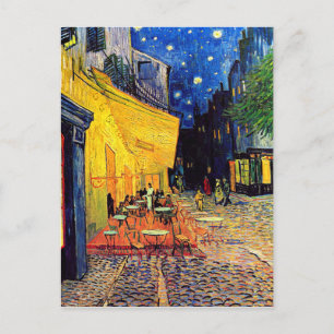 Vincent Van Gogh - Cafe Terrace At Night Fine Art Postcard