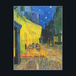 Vincent Van Gogh Cafe Terrace At Night Fine Art Postcard<br><div class="desc">Vincent Van Gogh Cafe Terrace At Night Fine Art Postcard</div>
