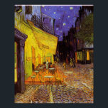 Vincent Van Gogh Cafe Terrace At Night Fine Art Poster<br><div class="desc">Vincent Van Gogh Cafe Terrace At Night Fine Art Vincent Willem van Gogh was a Dutch Post-Impressionist painter whose work, noteable for its rough beauty, emotional honesty and bold colour, had a far-reaching influence on 20th-century art. His output includes portraits, self portraits, landscapes and still lifes of cypresses, trees in...</div>