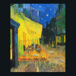 Vincent Van Gogh Cafe Terrace At Night Fine Art Poster<br><div class="desc">Vincent Van Gogh Cafe Terrace At Night Fine Art Poster</div>