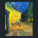 Vincent Van Gogh Cafe Terrace At Night Fine Art Poster<br><div class="desc">Vincent Van Gogh Cafe Terrace At Night Fine Art Poster</div>
