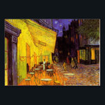 Vincent Van Gogh Cafe Terrace At Night Fine Art Table Number<br><div class="desc">Vincent Van Gogh Cafe Terrace At Night Fine Art Vincent Willem van Gogh was a Dutch Post-Impressionist painter whose work, noteable for its rough beauty, emotional honesty and bold colour, had a far-reaching influence on 20th-century art. His output includes portraits, self portraits, landscapes and still lifes of cypresses, trees in...</div>