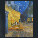 Vincent van Gogh - Cafe Terrace at Night Fleece Blanket<br><div class="desc">Cafe Terrace on the Place du Forum at Night - Vincent van Gogh,  1888</div>