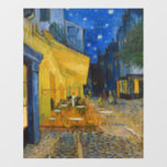 Vincent van Gogh - Cafe Terrace at Night Floor Decals<br><div class="desc">Cafe Terrace on the Place du Forum at Night - Vincent van Gogh,  1888</div>