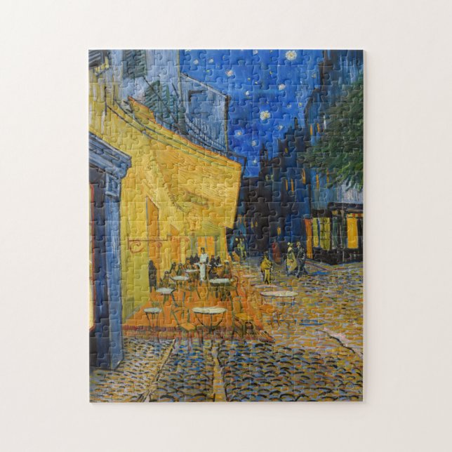 Vincent van Gogh - Cafe Terrace at Night Jigsaw Puzzle (Vertical)