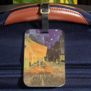 Vincent van Gogh - Cafe Terrace at Night Luggage Tag
