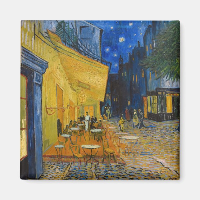 Vincent van Gogh - Cafe Terrace at Night Magnet (Front)