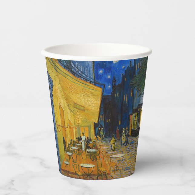Vincent van Gogh - Cafe Terrace at Night Paper Cups (Front)