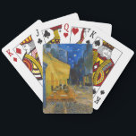 Vincent van Gogh - Cafe Terrace at Night Playing Cards<br><div class="desc">Cafe Terrace on the Place du Forum at Night - Vincent van Gogh,  1888</div>