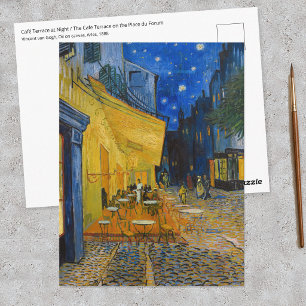 Vincent van Gogh - Cafe Terrace at Night Postcard