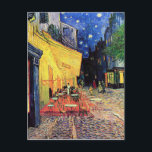 Vincent van Gogh - 'Café Terrace at Night' Postcard<br><div class="desc">Vincent van Gogh - 'Café Terrace at Night',  watch, wrist, cafe, terrace, van, gogh, vincent, restaurant, street, stars, vangogh, custom, van gogh, vincent, vincent van gogh, vincent gogh, art, impressionist, impressionism, dutch, french, france, holland, netherlands, european, europe, painting, art, illustration, print</div>