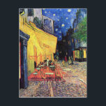 Vincent van Gogh - 'Café Terrace at Night' Postcard<br><div class="desc">Vincent van Gogh - 'Café Terrace at Night',  watch, wrist, cafe, terrace, van, gogh, vincent, restaurant, street, stars, vangogh, custom, van gogh, vincent, vincent van gogh, vincent gogh, art, impressionist, impressionism, dutch, french, france, holland, netherlands, european, europe, painting, art, illustration, print</div>