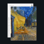 Vincent van Gogh - Cafe Terrace at Night Postcard<br><div class="desc">Cafe Terrace on the Place du Forum at Night - Vincent van Gogh,  1888</div>