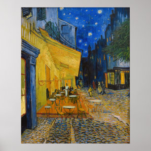 Vincent van Gogh - Cafe Terrace at Night Poster