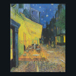 Vincent Van Gogh - Cafe Terrace At Night Poster<br><div class="desc">Vincent Van Gogh - Cafe Terrace At Night</div>