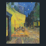 Vincent Van Gogh - Cafe Terrace At Night Poster<br><div class="desc">Vincent Van Gogh - Cafe Terrace At Night</div>