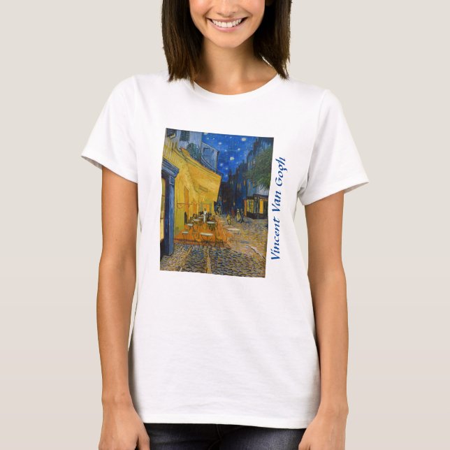 Vincent van Gogh - Cafe Terrace at Night T-Shirt (Front)