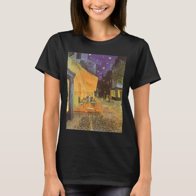 Vincent van Gogh - Cafe Terrace at Night T-Shirt (Front)
