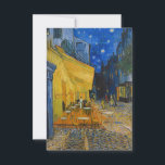 Vincent van Gogh - Cafe Terrace at Night Thank You Card<br><div class="desc">Cafe Terrace on the Place du Forum at Night - Vincent van Gogh,  1888</div>
