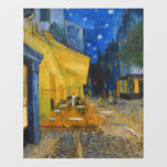 Vincent van Gogh - Cafe Terrace at Night Wall Decal<br><div class="desc">Cafe Terrace on the Place du Forum at Night - Vincent van Gogh,  1888</div>