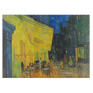 Vincent Van Gogh Cafe Terrace Masterpiece Cutting Board