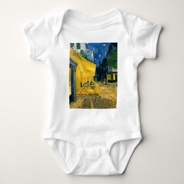 Vincent van Gogh | Cafe Terrace, Place du Forum Baby Bodysuit (Front)