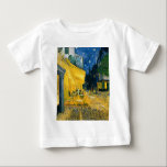 Vincent van Gogh | Cafe Terrace, Place du Forum Baby T-Shirt<br><div class="desc">Cafe Terrace,  Place du Forum,  Arles,  1888 (oil on canvas) Gogh,  Vincent van (1853-90) BBC192281 Cafe Terrace,  Place du Forum,  Arles,  1888 (oil on canvas),  Gogh,  Vincent van (1853-90) / Rijksmuseum Kroller-Muller,  Otterlo,  Netherlands / The Bridgeman Art Library</div>