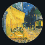 Vincent van Gogh | Cafe Terrace, Place du Forum Classic Round Sticker<br><div class="desc">Cafe Terrace,  Place du Forum,  Arles,  1888 (oil on canvas) Gogh,  Vincent van (1853-90) BBC192281 Cafe Terrace,  Place du Forum,  Arles,  1888 (oil on canvas),  Gogh,  Vincent van (1853-90) / Rijksmuseum Kroller-Muller,  Otterlo,  Netherlands / The Bridgeman Art Library</div>