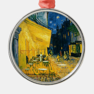 Vincent van Gogh   Cafe Terrace, Place du Forum Metal Tree Decoration