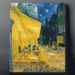 Vincent van Gogh | Cafe Terrace, Place du Forum Plaque<br><div class="desc">Cafe Terrace,  Place du Forum,  Arles,  1888 (oil on canvas) Gogh,  Vincent van (1853-90) BBC192281 Cafe Terrace,  Place du Forum,  Arles,  1888 (oil on canvas),  Gogh,  Vincent van (1853-90) / Rijksmuseum Kroller-Muller,  Otterlo,  Netherlands / The Bridgeman Art Library</div>