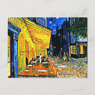 Vincent Van Gogh - Cafe Terrace Post Card