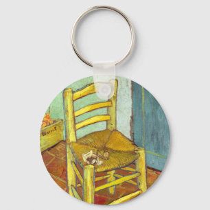 Vincent Van Gogh Chair with Pipe Key Ring
