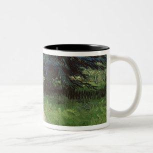 Vincent van Gogh   Couple in the Park, Arles, 1888 Two-Tone Coffee Mug