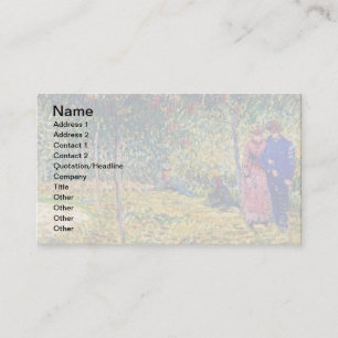 Vincent Van Gogh - Courting Couples In The Park Business Card
