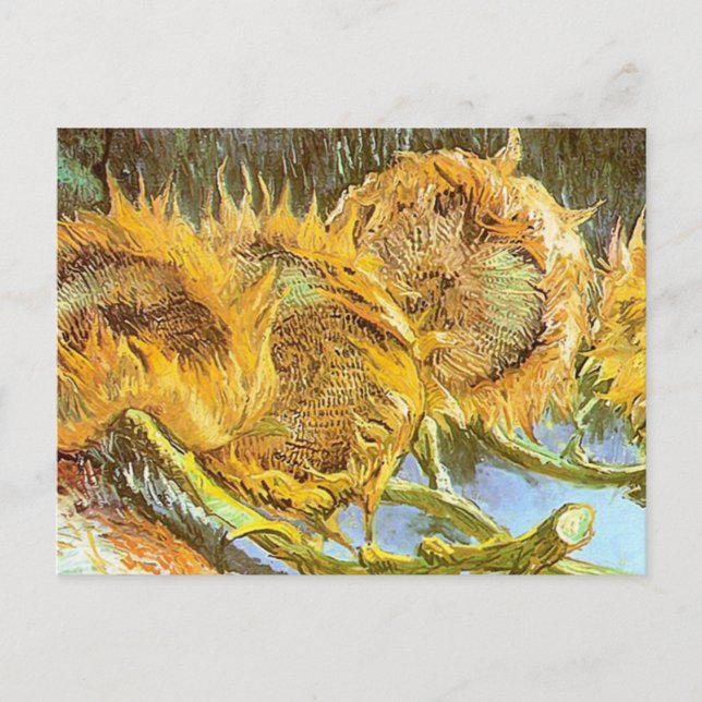 Vincent Van Gogh - Cut Sunflowes GC Postcard (Front)