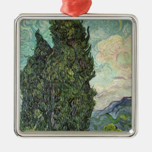Vincent van Gogh   Cypresses, 1889 Metal Tree Decoration