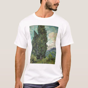 Vincent van Gogh Cypresses, 1889 T-Shirt
