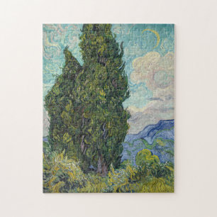 Vincent van Gogh - Cypresses Jigsaw Puzzle