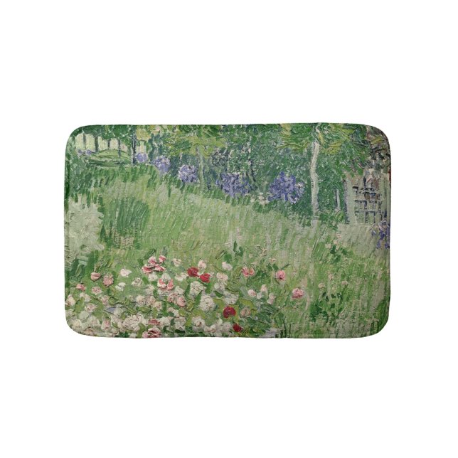 Vincent van Gogh | Daubigny's garden, 1890 Bath Mat (Front)