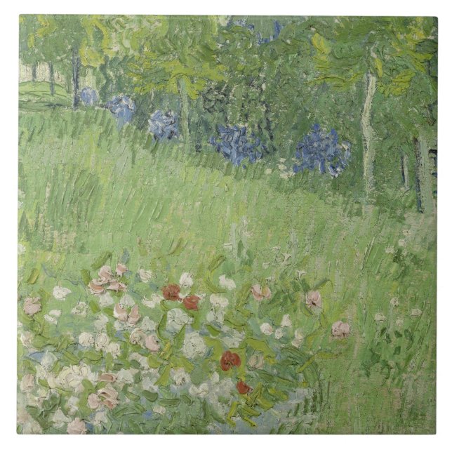 Vincent van Gogh - Daubigny's Garden Ceramic Tile (Front)