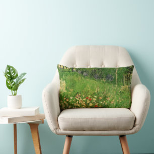 Vincent van Gogh - Daubigny's Garden Lumbar Cushion
