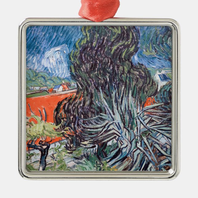 Vincent van Gogh - Doctor Gachet's Garden Metal Ornament (Front)
